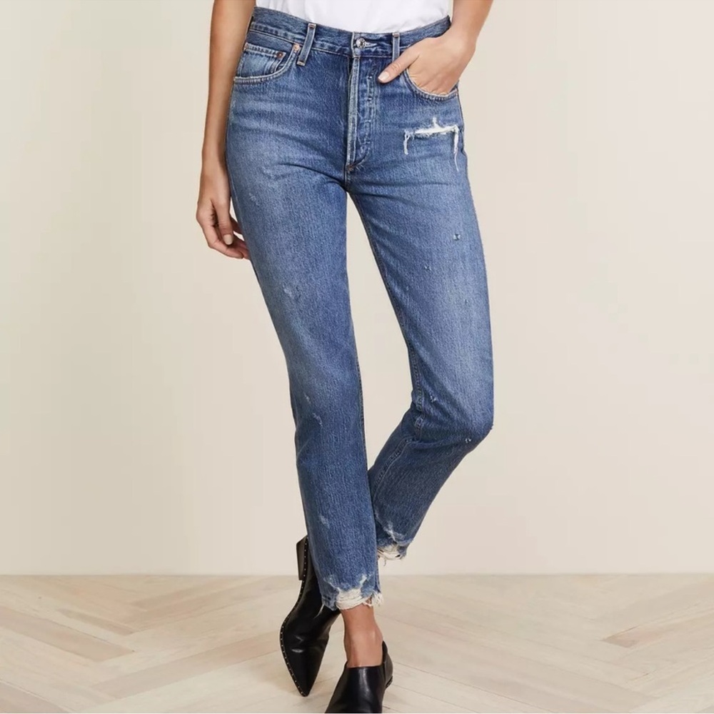 AGOLDE GRADE JAMIE HIGH RISE CLASSIC JEANS